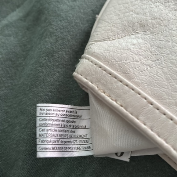 Xoxo white faux leather large wristlet clutch bag - Picture 13 of 16